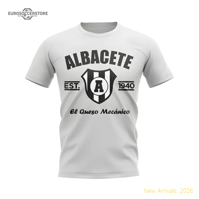 Albacete Established Football T-Shirt (White) Match Replica
