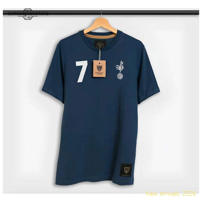 High-quality The Cockerel 7 Blue Retro Tee - Unbeatable Value