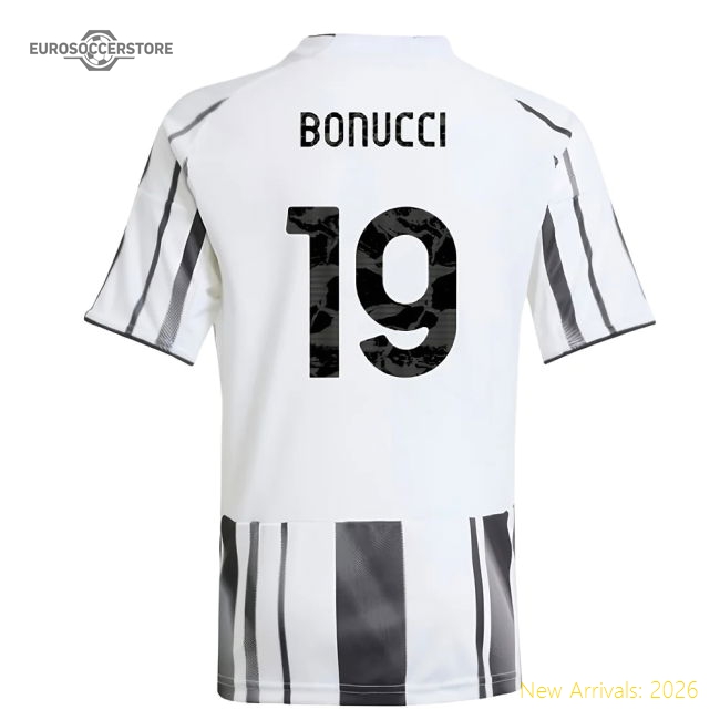 Juventus 2024-25 Home Fan Version For Kids (Bonucci Match Day Shirt
