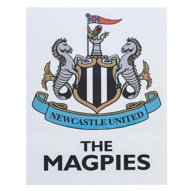 Newcastle United FC A3 Car Decal (Limited Edition)