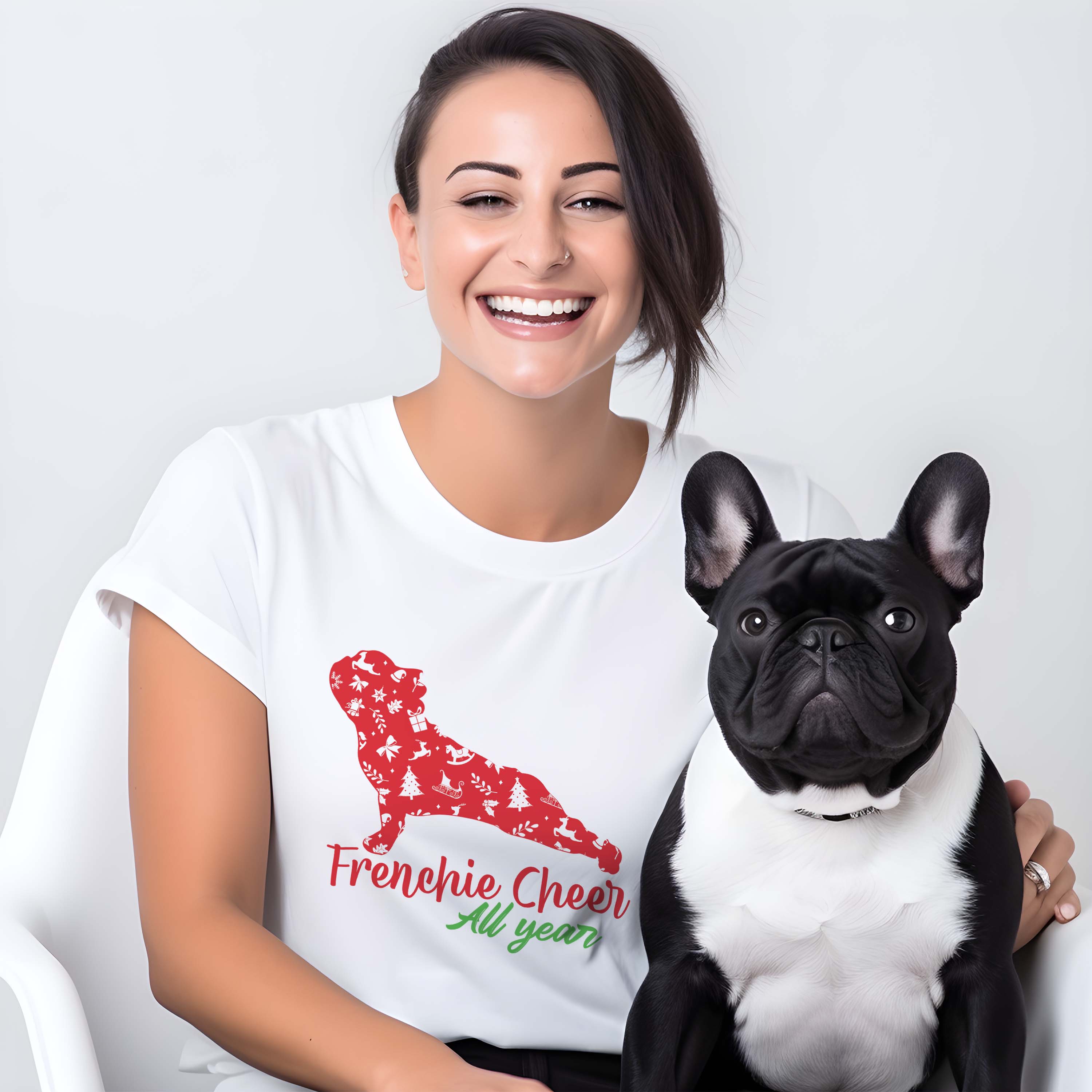 Frenchie Christmas - Unisex T-Shirt