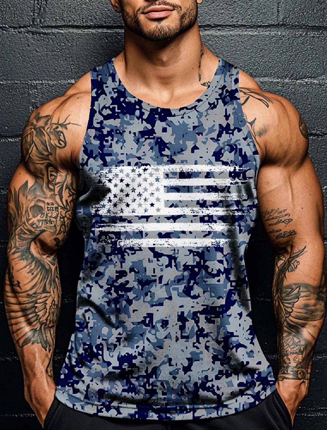 Men's 4th of July U.S. 250th Anniversary Eagle National Flag Swim Trunks Swim Shorts Board Shorts Mid Waist Vacation Hawaiian Holiday Beach Vacation Holiday Drawstring with Mesh lining Elastic Waist