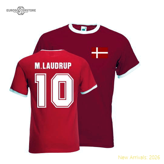 Michael Laudrup Ringer Tee (red)