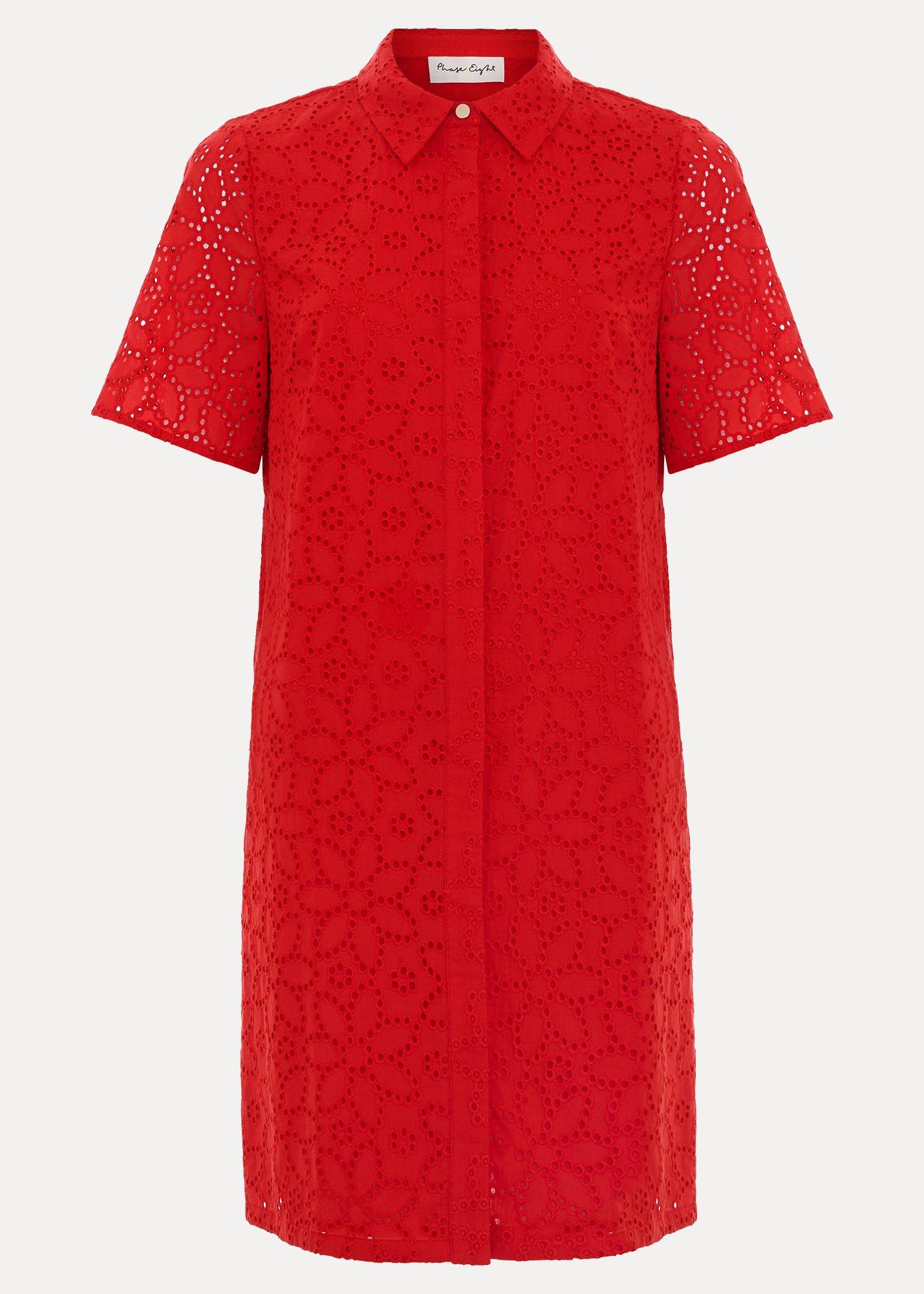 Petite Nicky Broiderie Dress