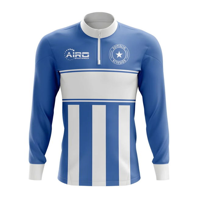 World-Class Somalia Concept Football Half Zip Midlayer Top