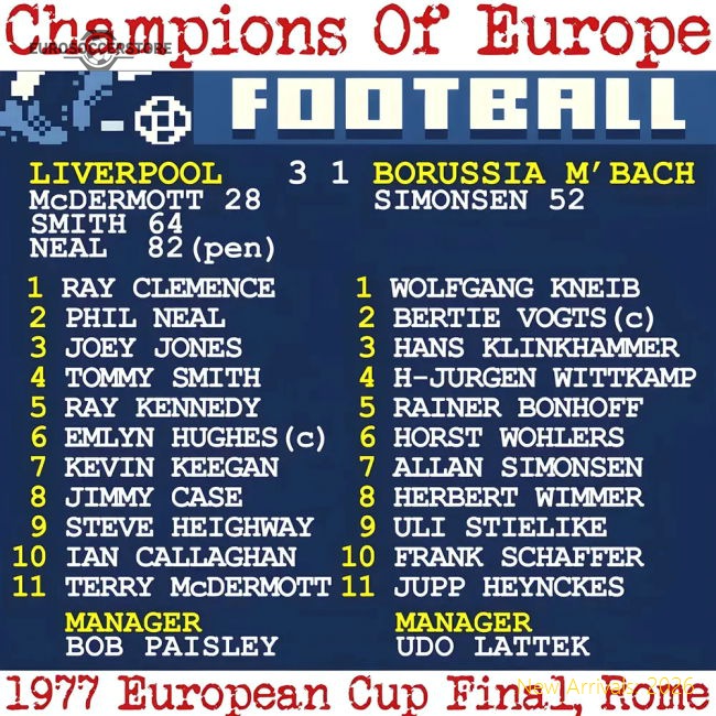 Teams,Liverpool (Liverpool) Club Teams,Premier League,Club 1977