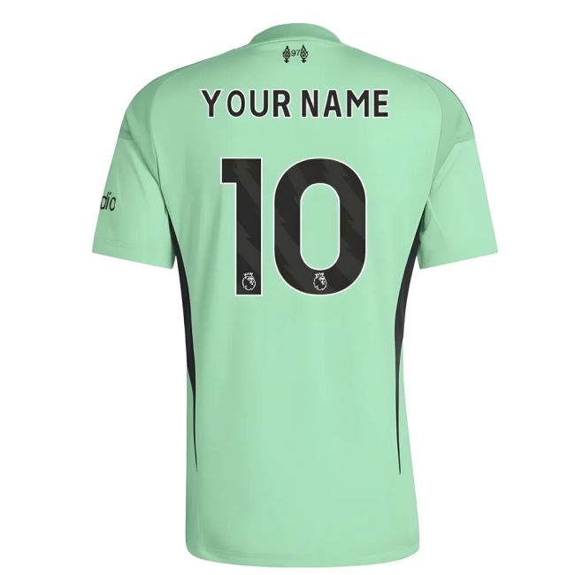 2025-2026 Liverpool Home Goalkeeper Shirt (Glory Mint) - Kids (Your Name)