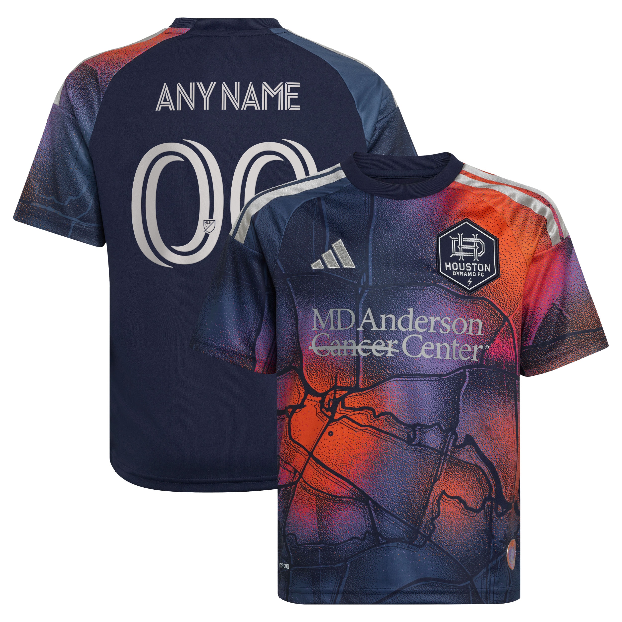 [SJH] Houston Dynamo FC Youth 2026 Mission Control Replica Custom Jersey - Blue