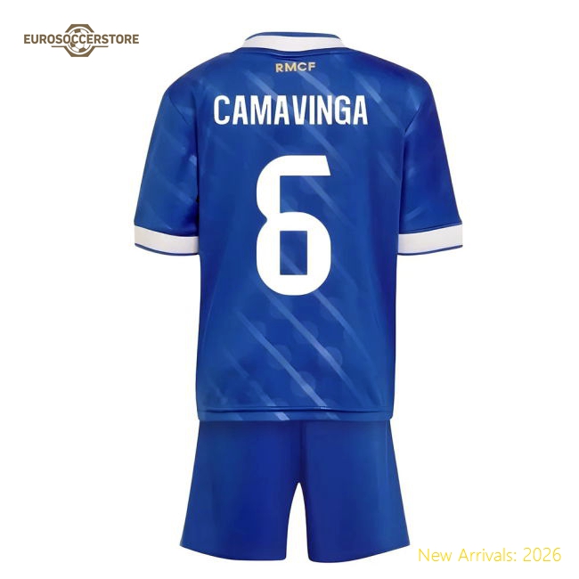 Gentle Football Team Youth Camavinga Jersey 2025-2026 Flexible
