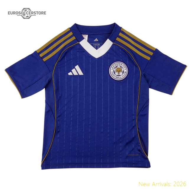 2025-2026 Leicester City Home Shirt - Junior Player Replica