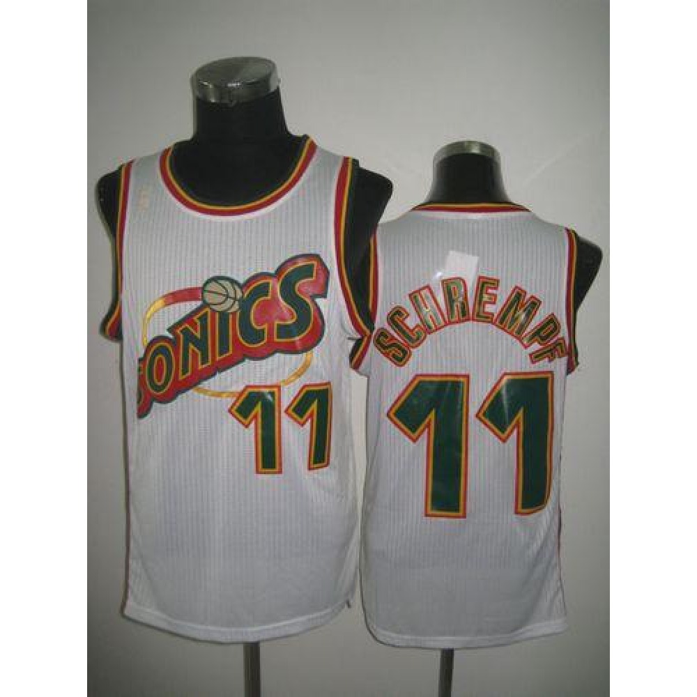 Durable Men's OKC Thunder #11 Detlef White Basketball Jersey