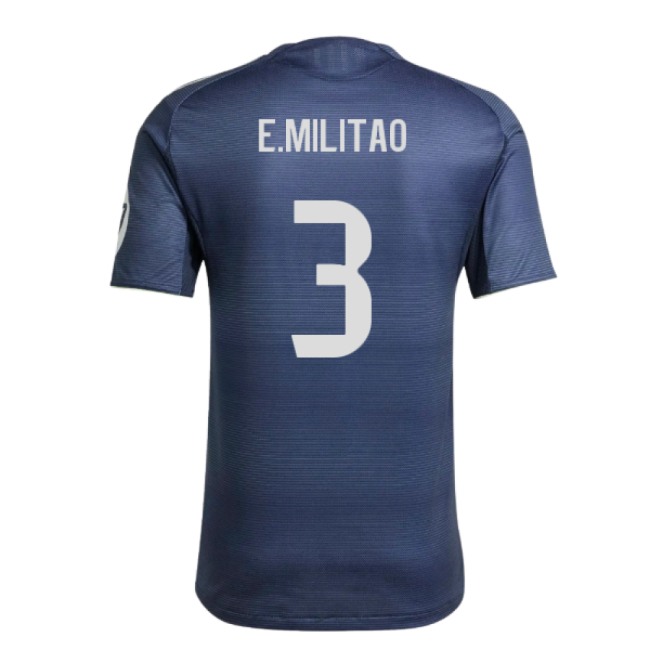 Trending 2025-2026 Real Madrid Authentic Away Shirt (E.Militao 3)