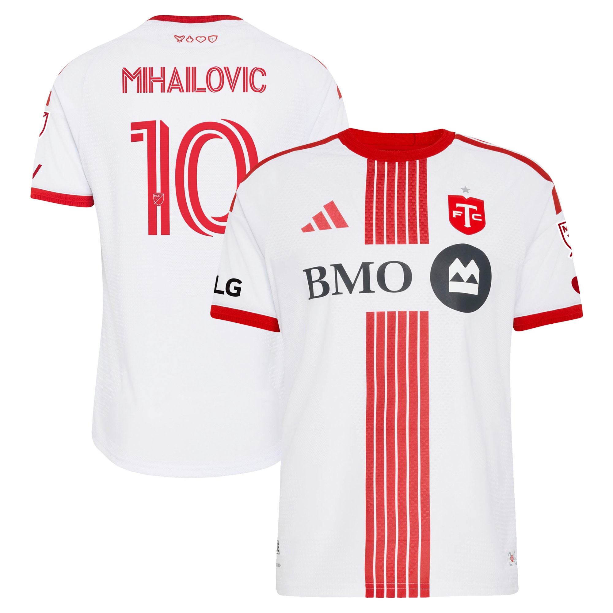 [JED] Women's Djordje Mihailovic Toronto FC 2026 Winter Kit On-Field Authentic Patch Jersey - White