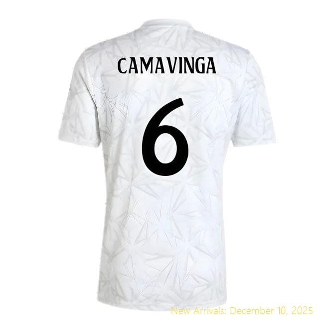2024-2025 Real Madrid Home Shirt - Performance Game Day (Camavinga 6)...