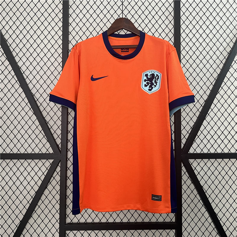 Performance Driven UEFA Euro 2024 Netherlands Soccer Shirt Home