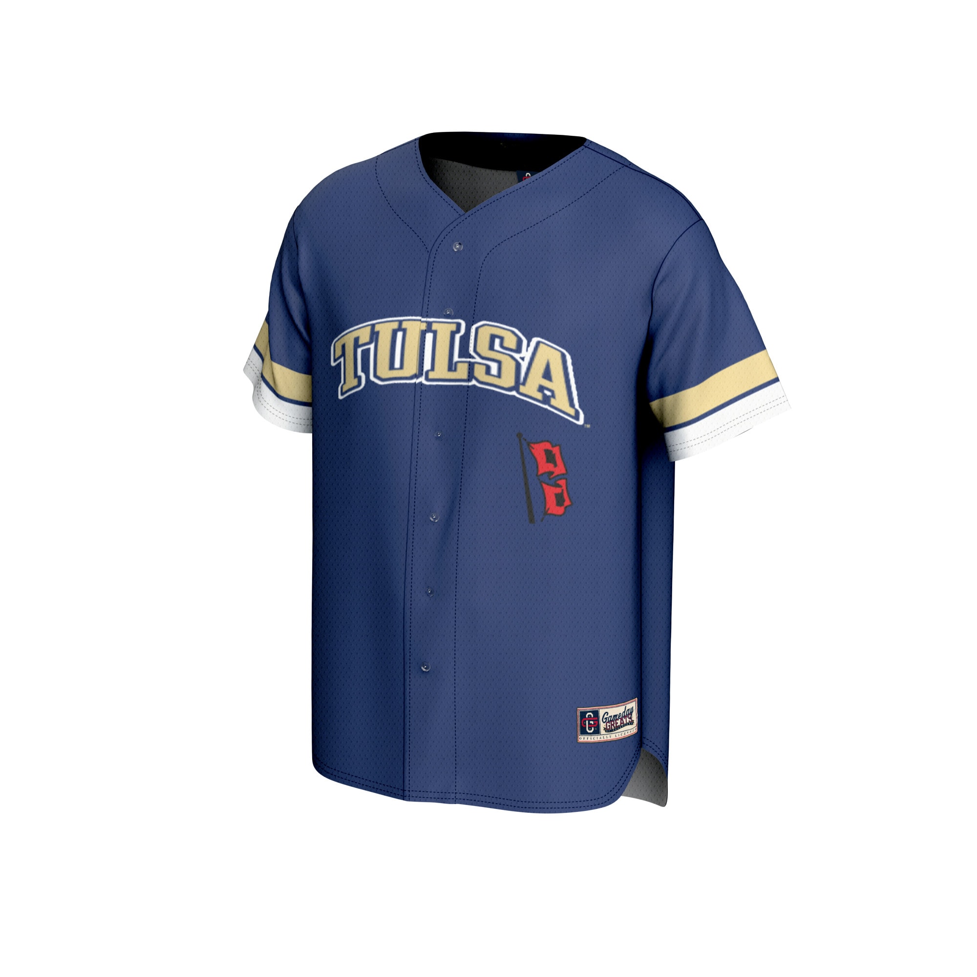[DDG] Tulsa Golden Hurricane GameDay Greats Youth Baseball Jersey - Royal