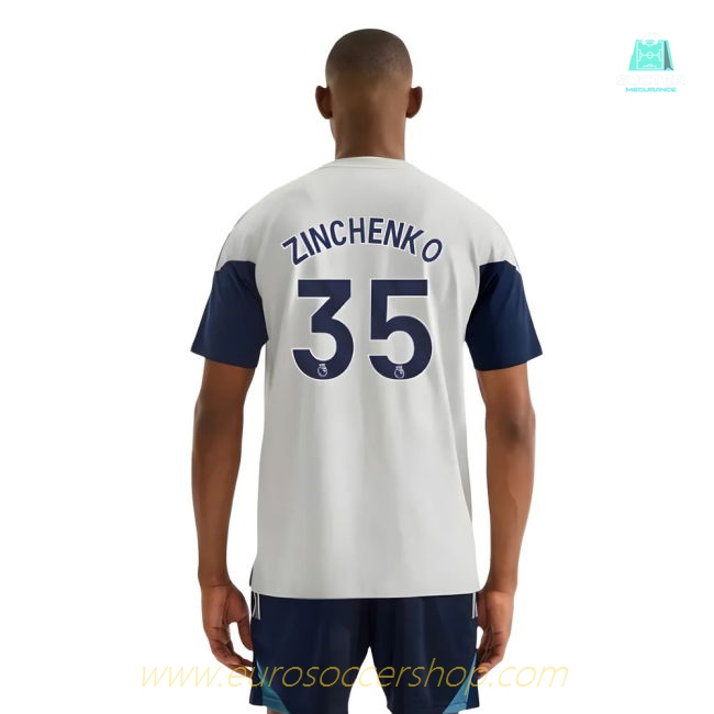 2025-2026 Arsenal Training Tee (Grey) (Zinchenko 35)