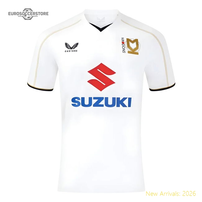 2024-2025 Mk Dons Home Shirt - Budget-friendly - Match Day Jersey