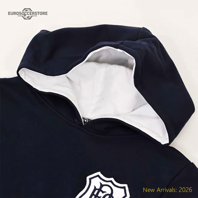 Kids Dundee Hoodie - Navy/White