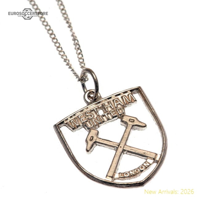 Luxury West Ham United Fc Sterling Silver Pendant  Chain Cr