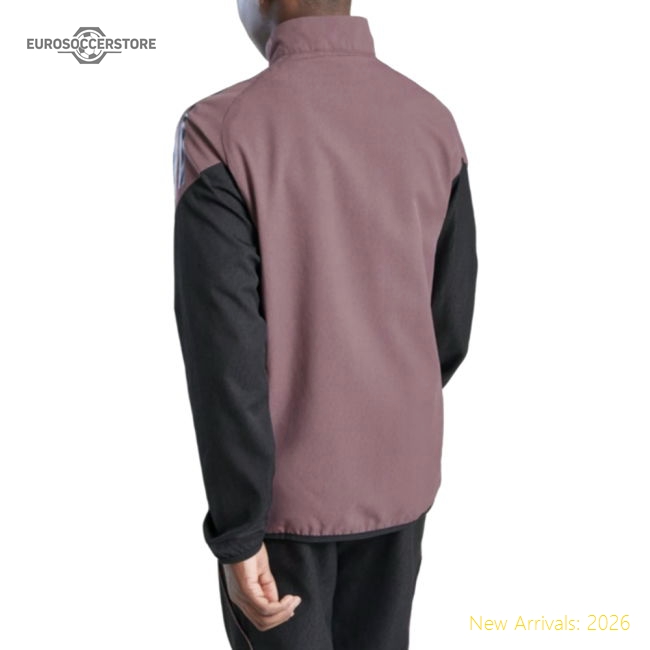 Premium 2025-2026 Real Madrid Presentation Jacket (shadow Fig) - Kids