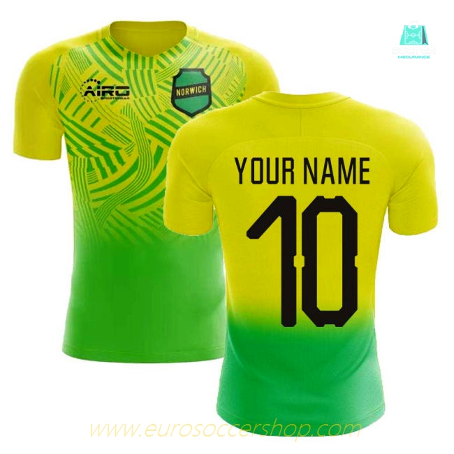 2025-2026 Norwich Home Concept Football Shirt (Your Name)