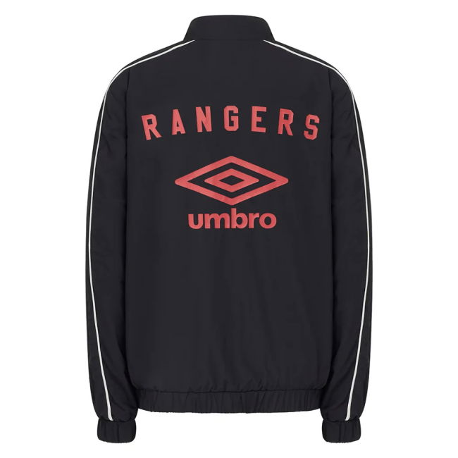 Premium 2025-2026 Football Club Jacket Black With Classic Design