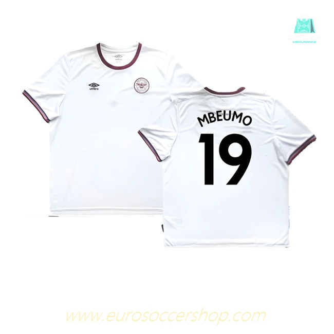 Brentford 2021-22 Third Shirt ((Excellent) 3XL) (MBEUMO 19)