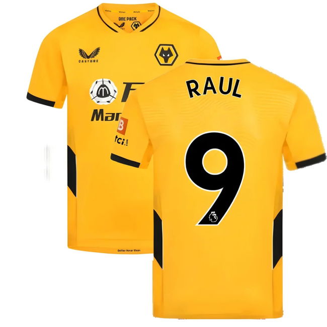 Durable Material Committed Wolves Wolves Home Shirt Raul #9 Latest...