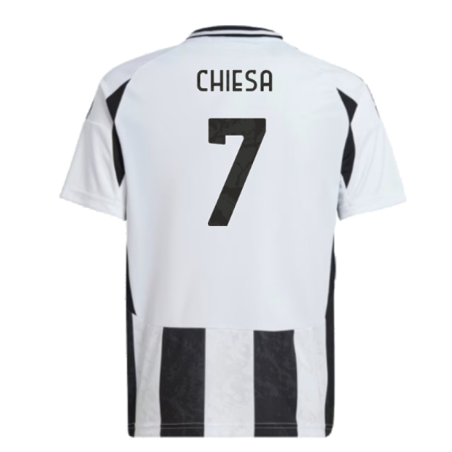 Elite Style Juventus Home Pro Level Shirt 2024-2025 (Chiesa 7) (Kids)