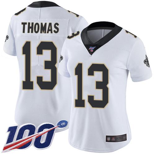 NFL O S Saints #13 Michael Thomas White Limited Jersey - Authentic ...