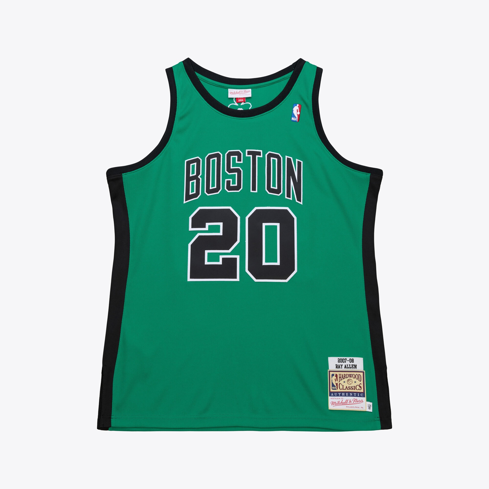 [LK] Ray Allen Boston Celtics 2007-08 Hardwood Classics Authentic Jersey - Kelly Green