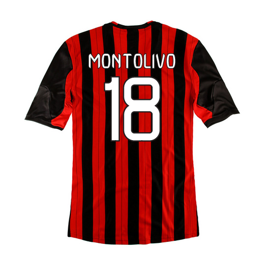 1314 AC Milan Home 18 Montolivio Shirt - Official Replica 2832