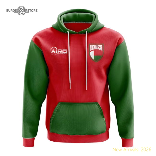 Luxury Madagascar Concept Country Football Hoody (red) - Supporter Edition