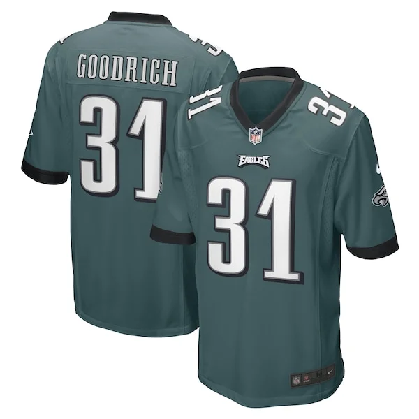 None Mario Goodrich Game Jersey - Green | NFL Player Jersey | NFL Foot