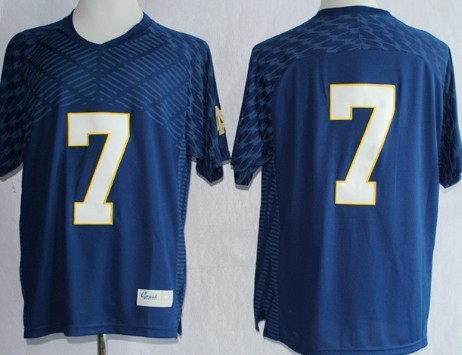 Men's ND Irish Stephon Tuitt #7 high quality Blue 2013 home jersey