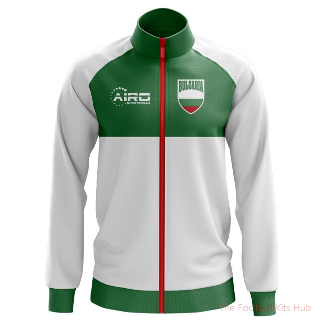 Bulgaria Concept Football Track Jacket (White) - Kids