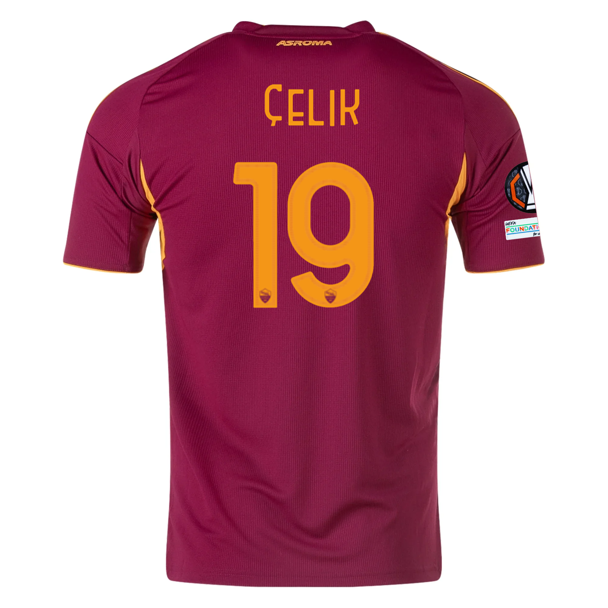 AS Roma Mehmet 2025-2026 UEL Home Jersey – Authentic Shirt