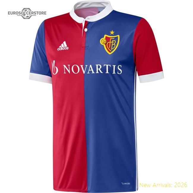 2017-2018 FC Basle Adidas Home Shirt (Kids)