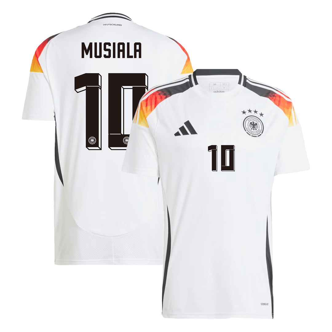 Moisture Wicking UEFA Euro 2024 Germany Home MUSIALA 10 Soccer Jersey