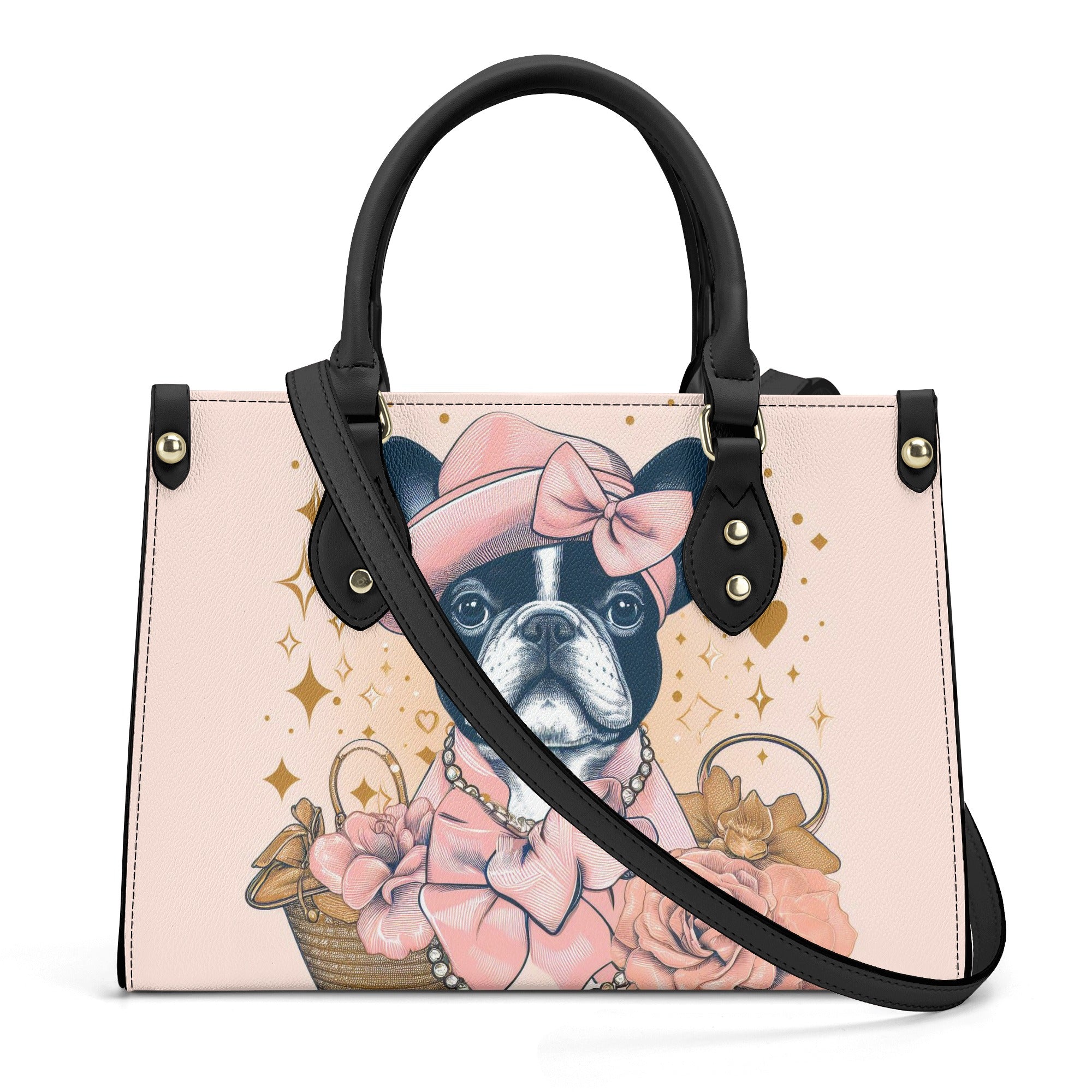 French Bulldog Nina - Comfortable Luxury Women Handbag Pet Gear