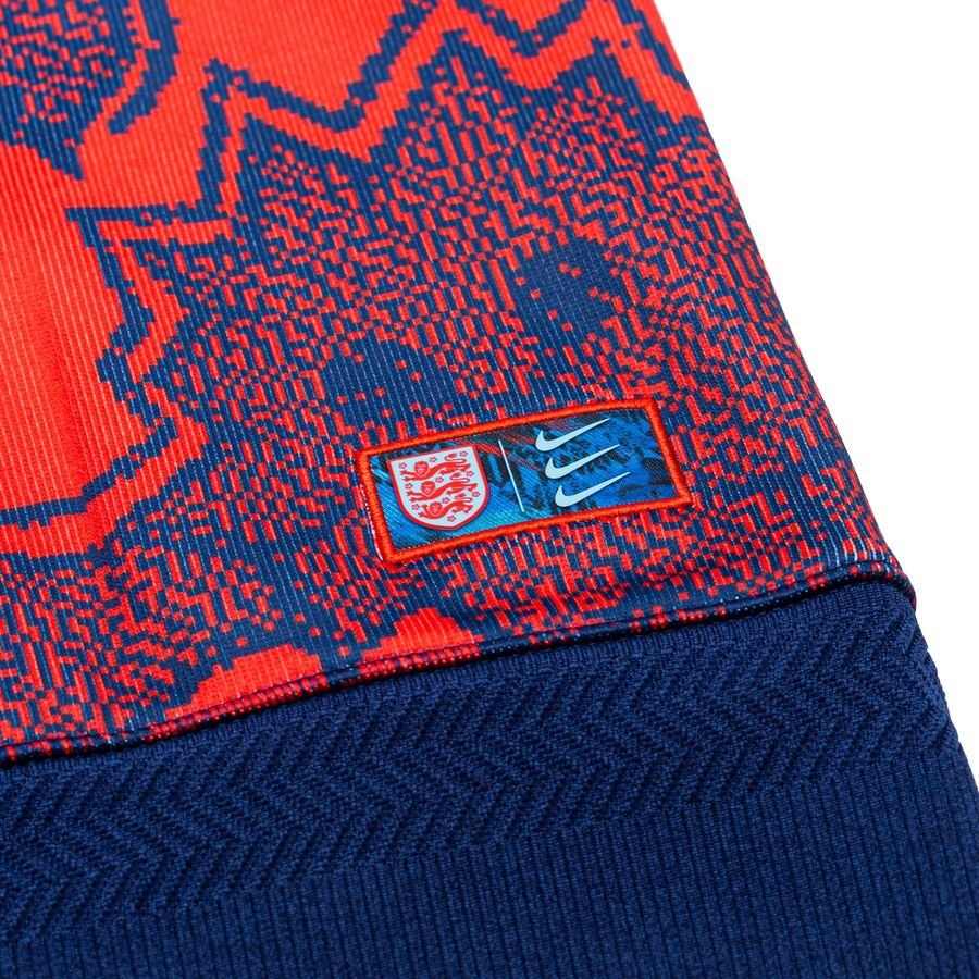 England Cardigan Shirt Dri Fit Player Blue Void/challenge Red