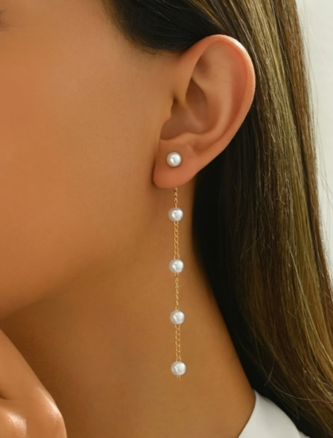 1 Pair Earrings For Women's Pearl Daily Formal Street Alloy Drop
