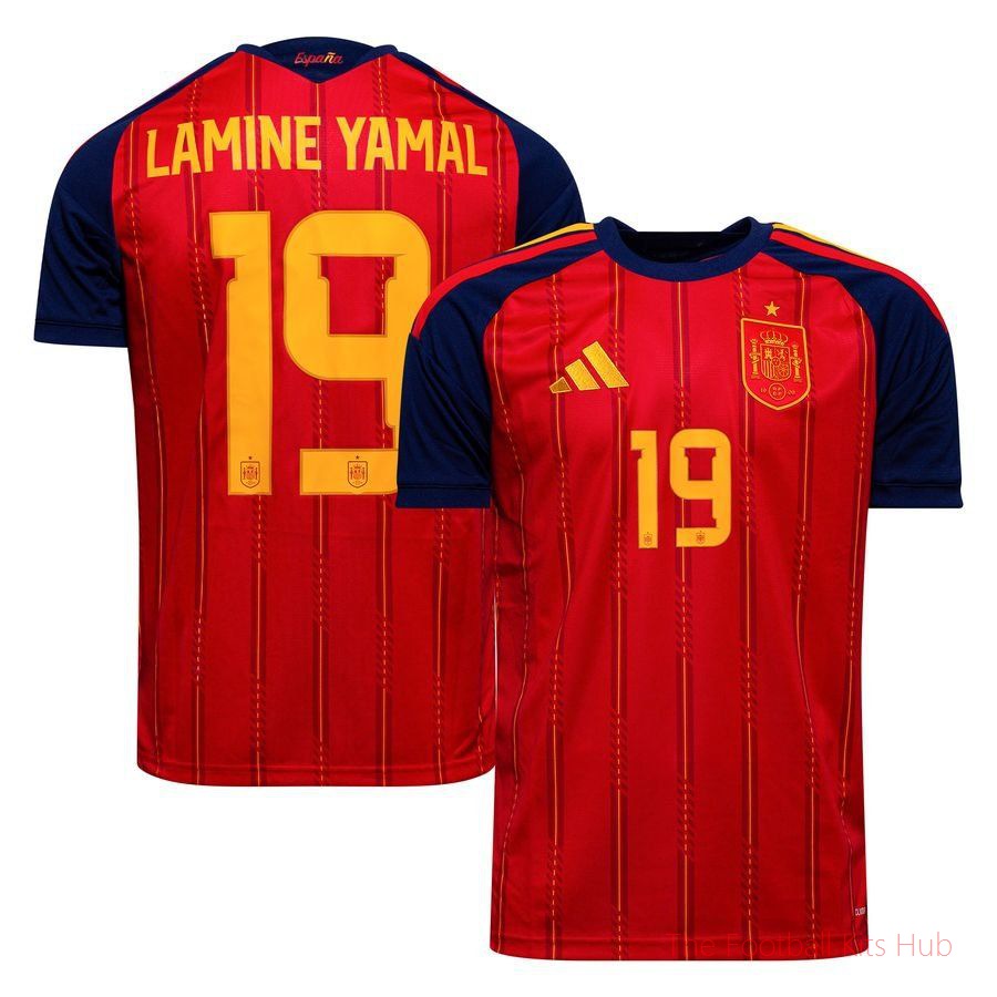 Spain Home Shirt World Cup 2026 LAMINE YAMAL 19
