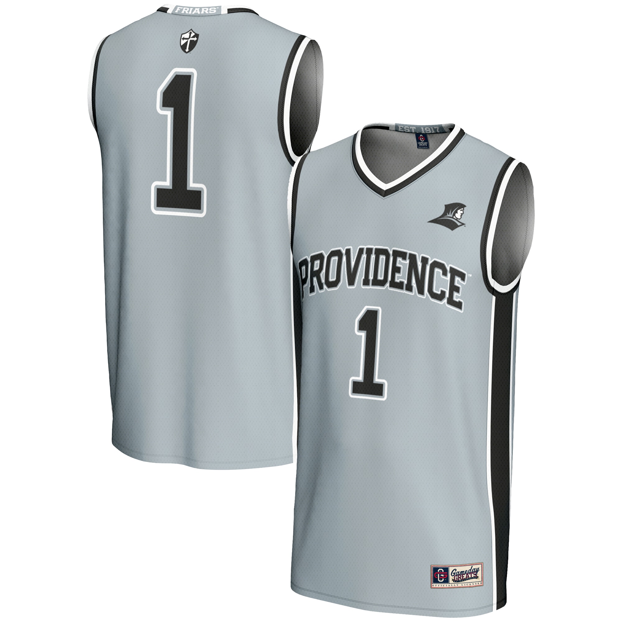 [NJP] Providence Friars GameDay Greats Youth Lightweight Basketball Jersey - Silver
