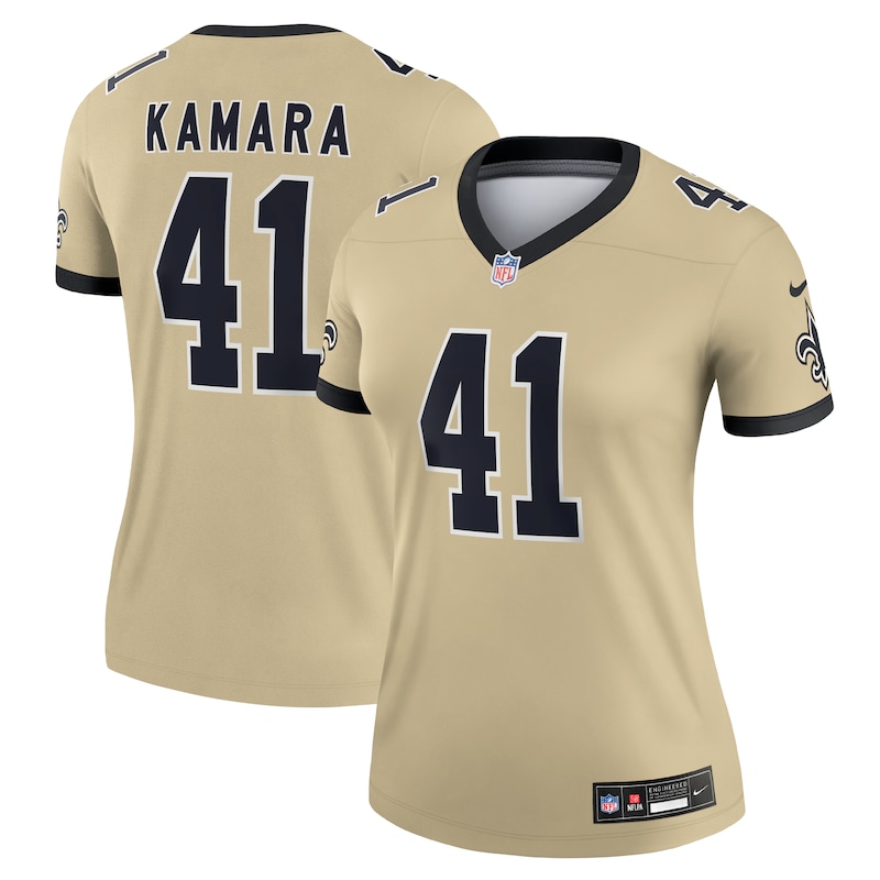 None Alvin Kamara NO Saints Championship Official Jersey Football Appa