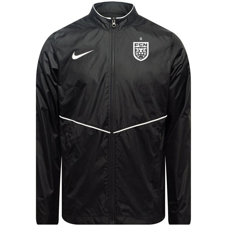 [EFKS] F.C. Nordsjælland Rain Jacket Black/White Uniform