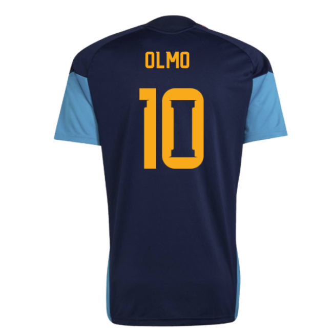 2026-27 Season Spain National Training Jersey (night Indigo) (olmo 10