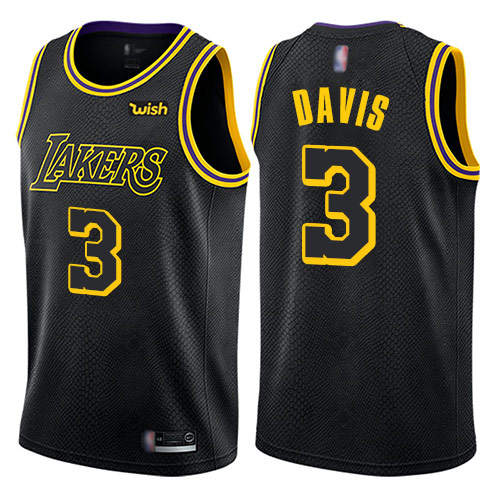Nike Lakers Black Anthony Davis #3 Jersey - Great Value Game Day Wear