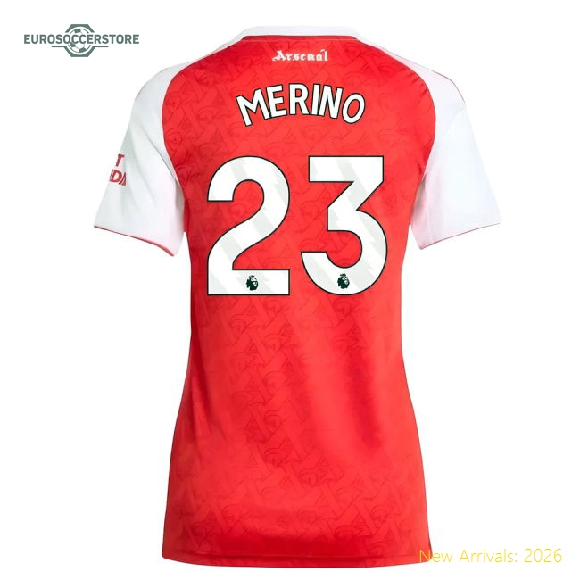 Exclusive Arsenal Womens Merino Jersey 2025-2026 Quick-dry